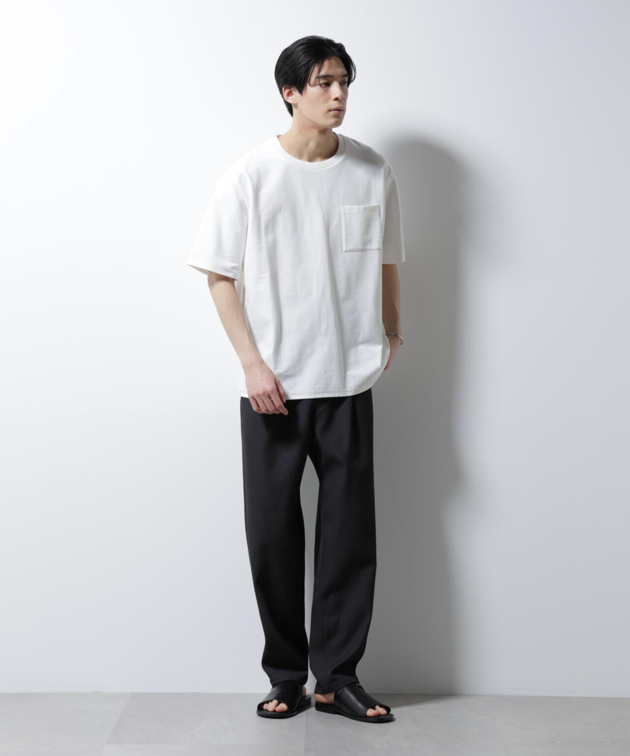 「MC」coveross(R)ツイル調 冷感プレーティング天竺 ポケットTシャツ