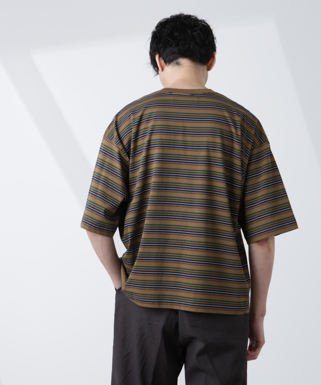 マイクロランダムボーダーTシャツ