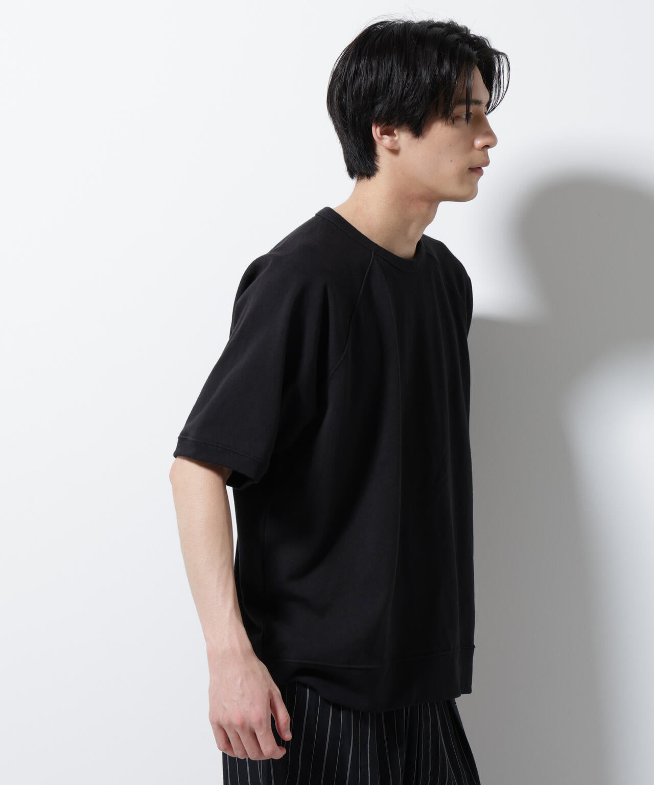 ヘビーウェイトコットンラグランスリーブTシャツ