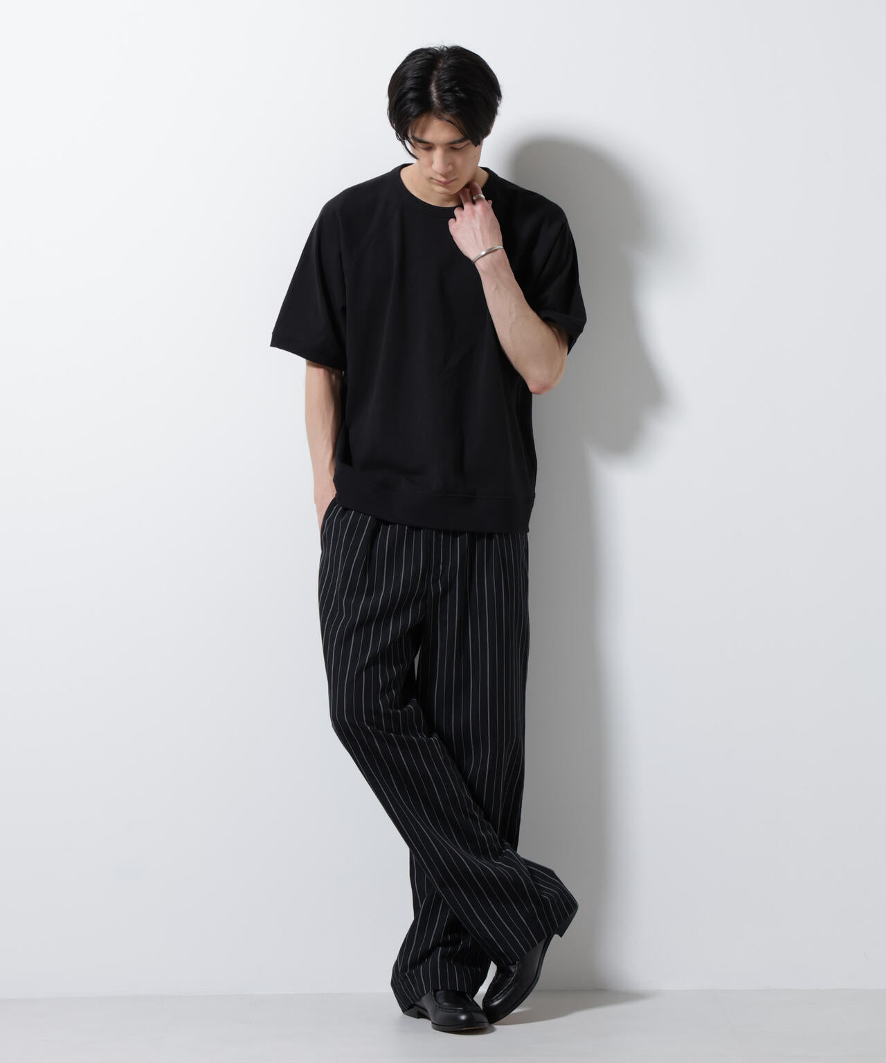 ヘビーウェイトコットンラグランスリーブTシャツ