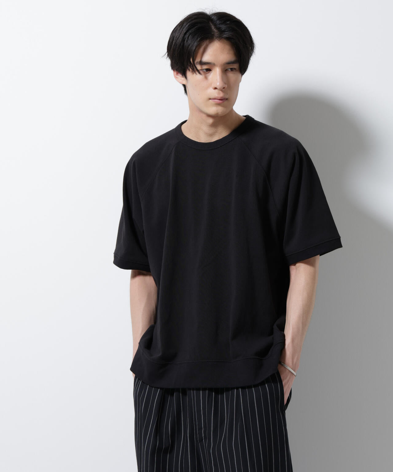 ヘビーウェイトコットンラグランスリーブTシャツ
