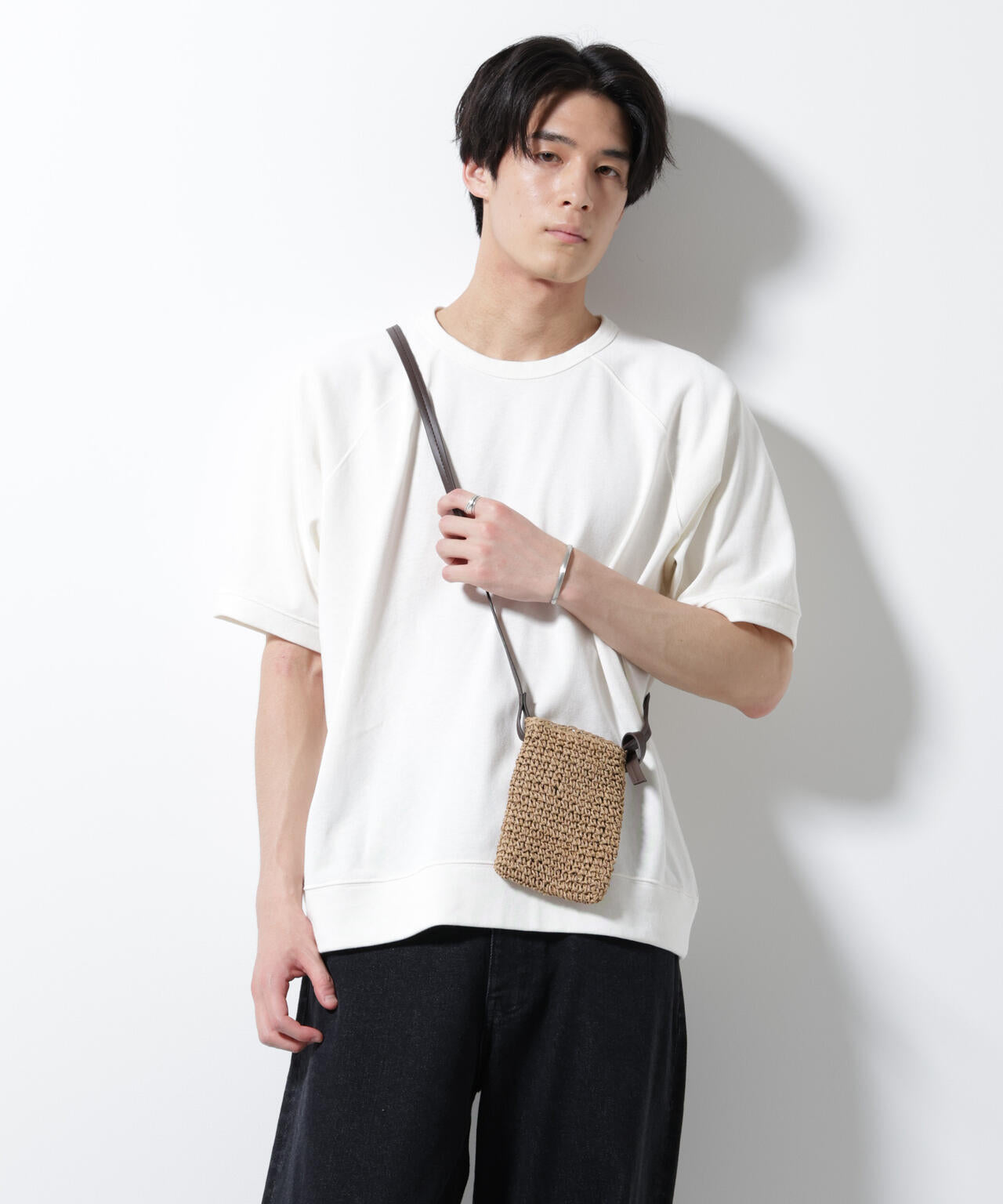 ヘビーウェイトコットンラグランスリーブTシャツ