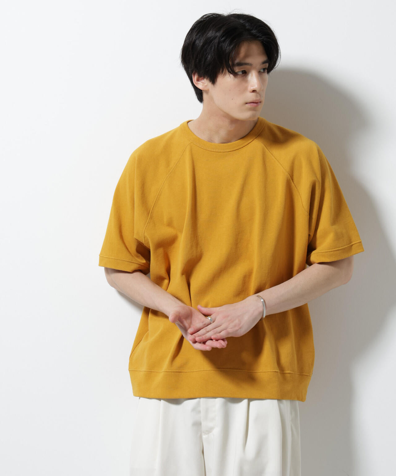 ヘビーウェイトコットンラグランスリーブTシャツ