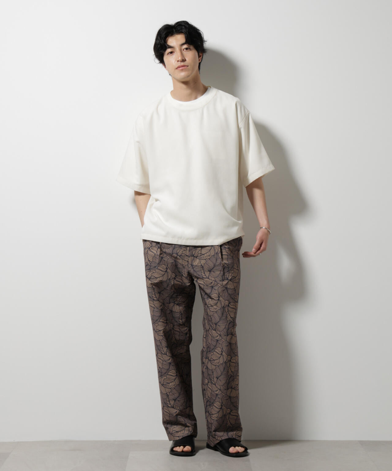 テックリネン布帛Tシャツ 半袖