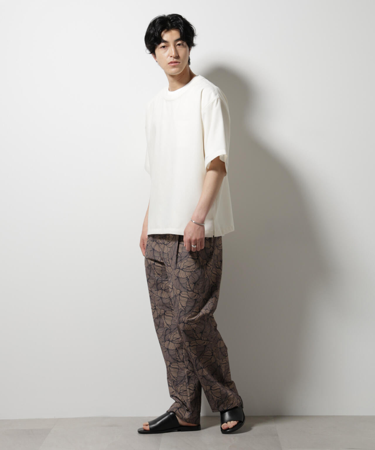 テックリネン布帛Tシャツ 半袖