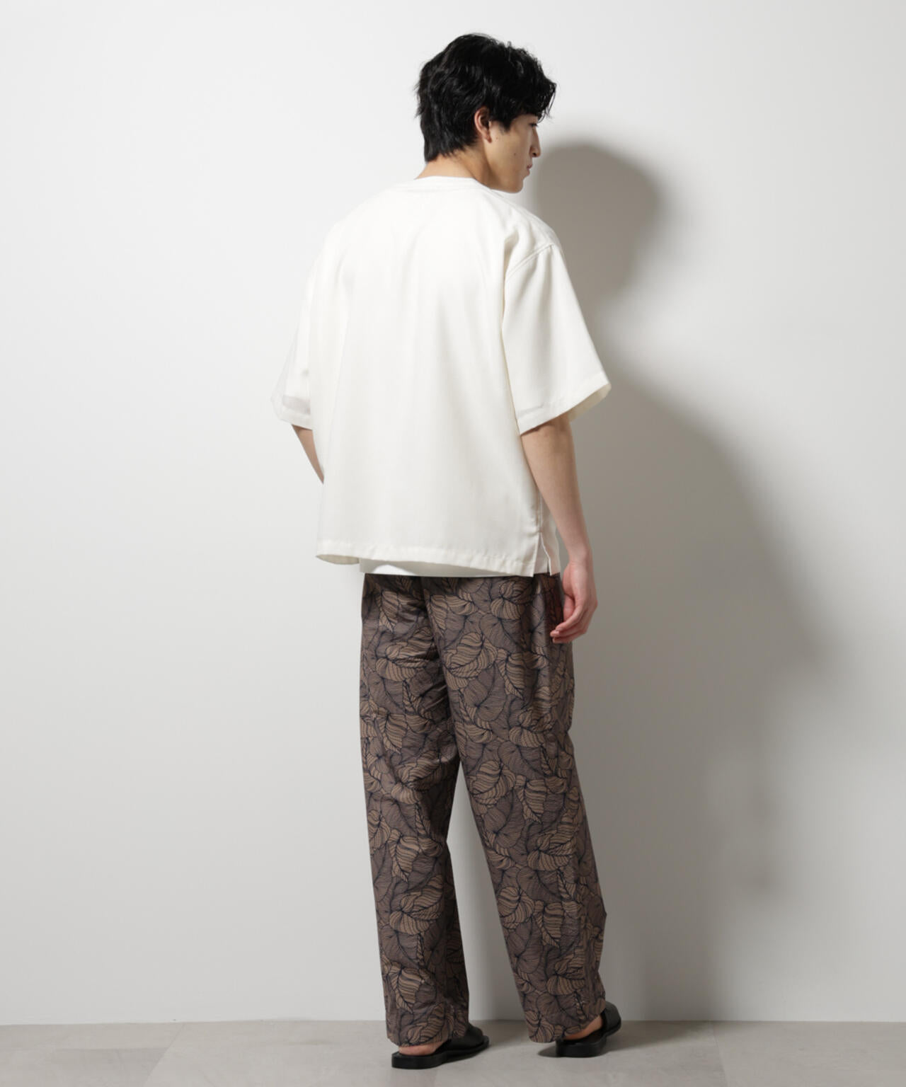 テックリネン布帛Tシャツ 半袖