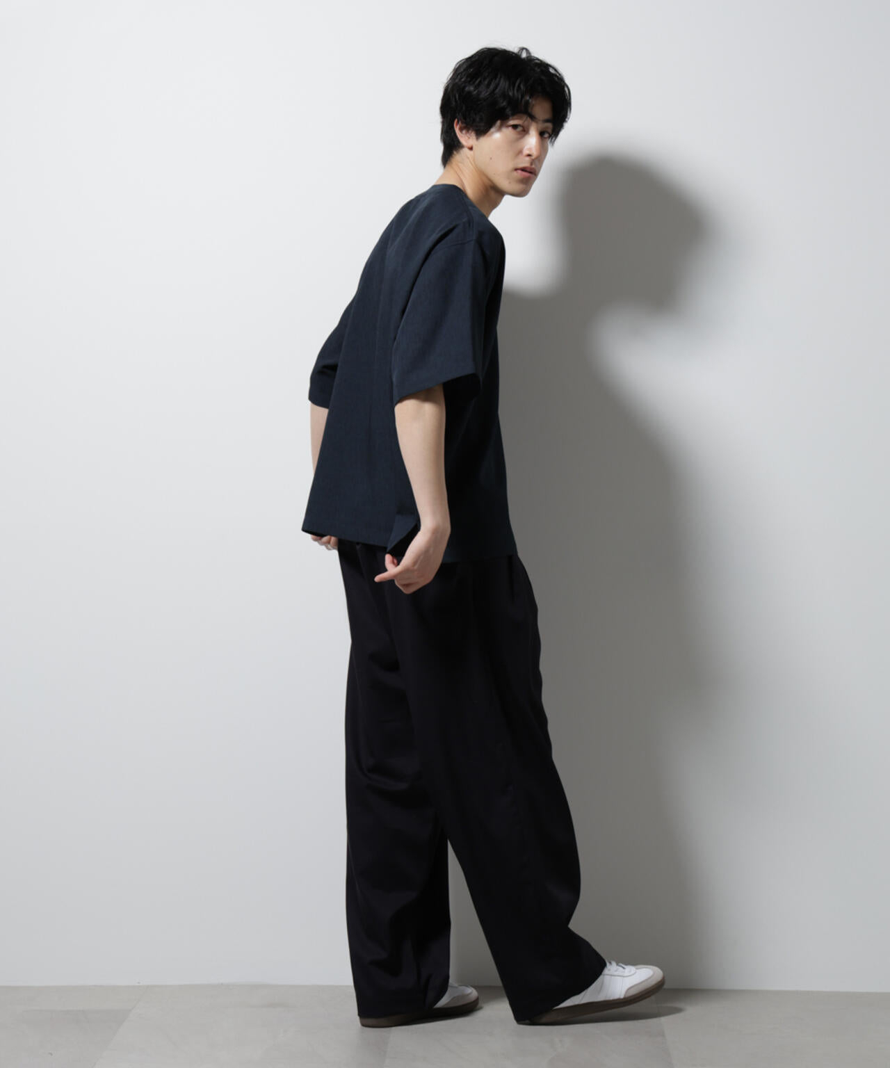 テックリネン布帛Tシャツ 半袖