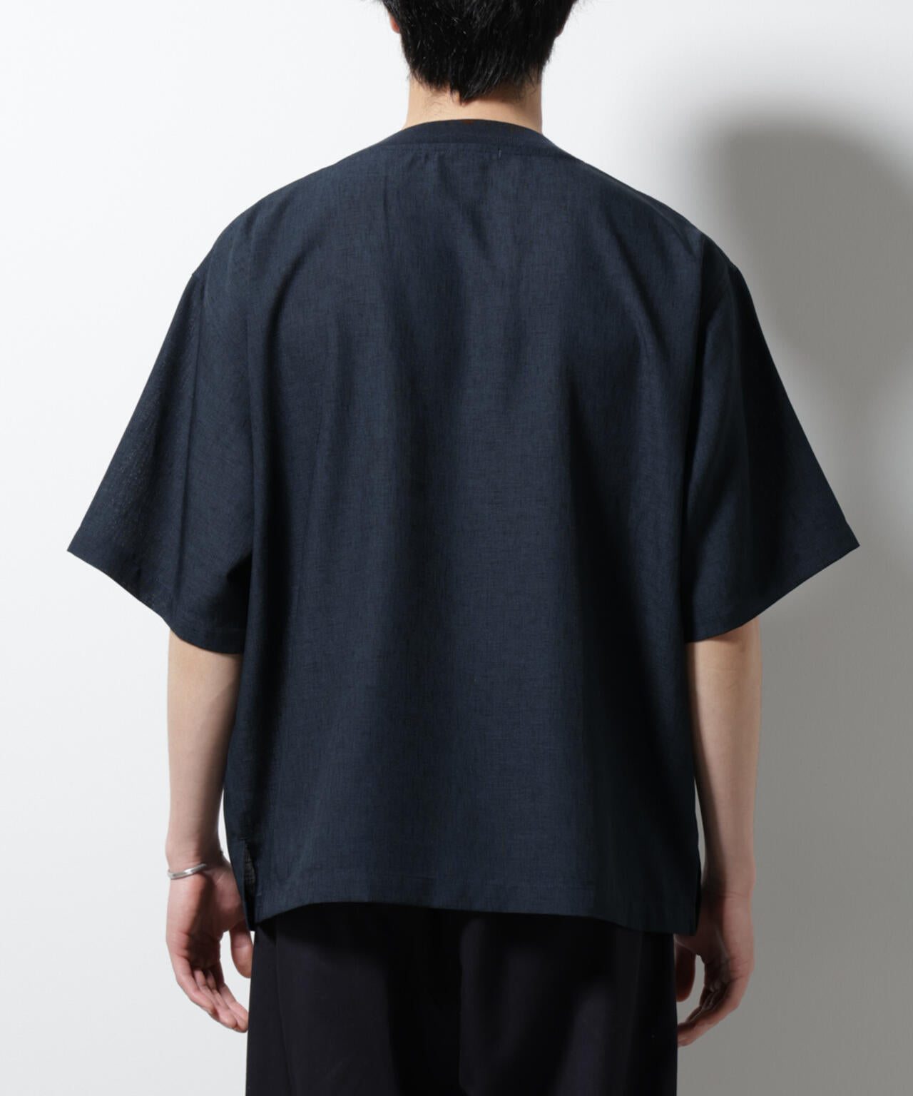 テックリネン布帛Tシャツ 半袖