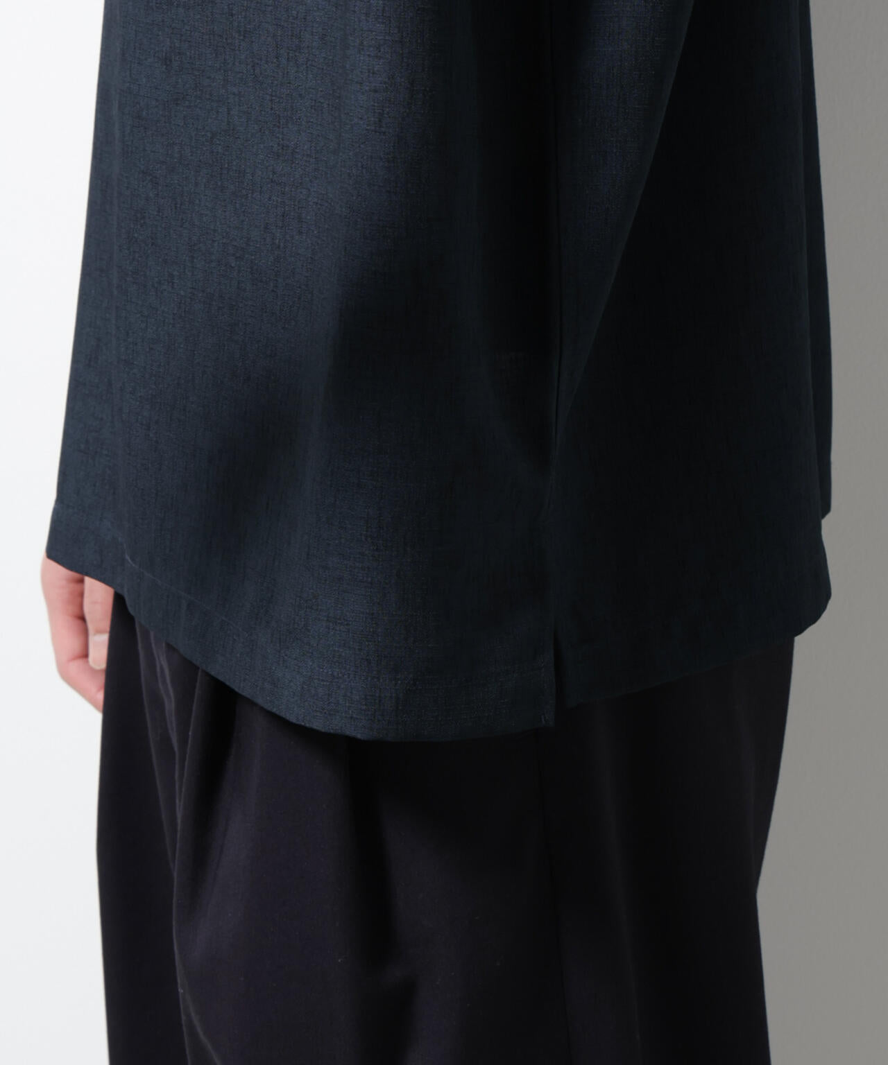 テックリネン布帛Tシャツ 半袖