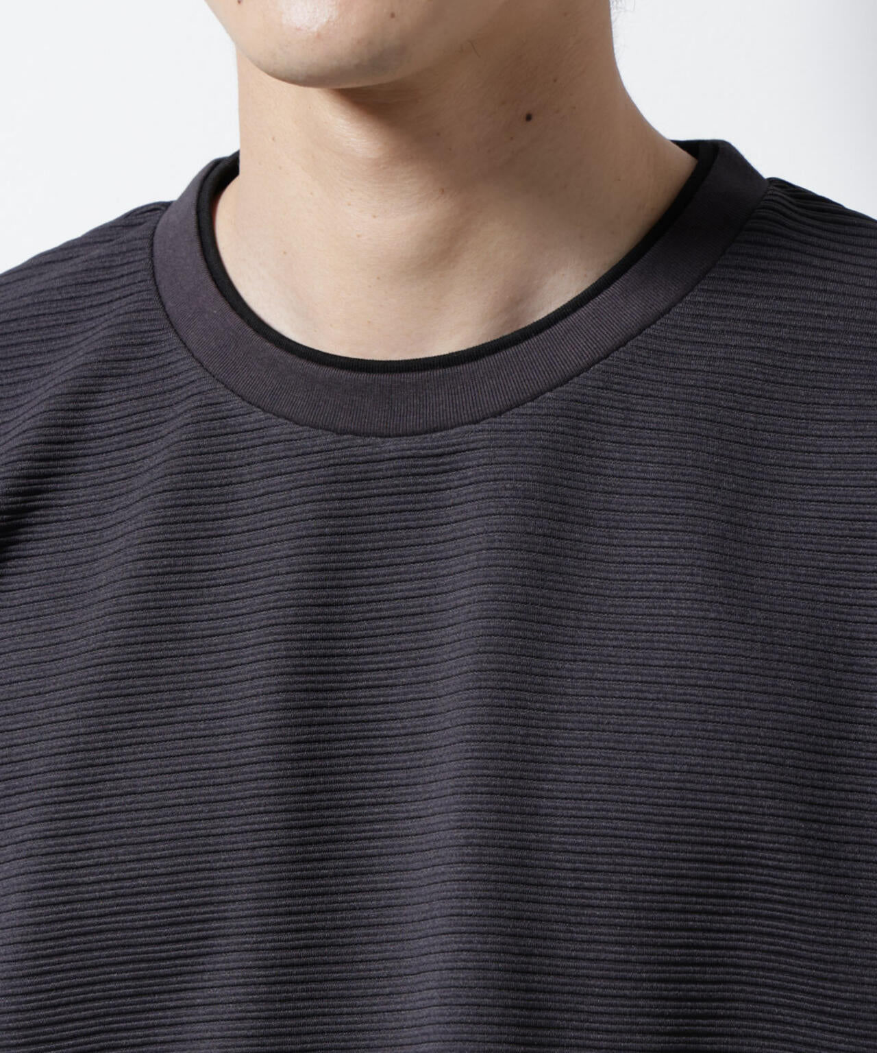 ガーターフェイクレイヤードTシャツ 半袖