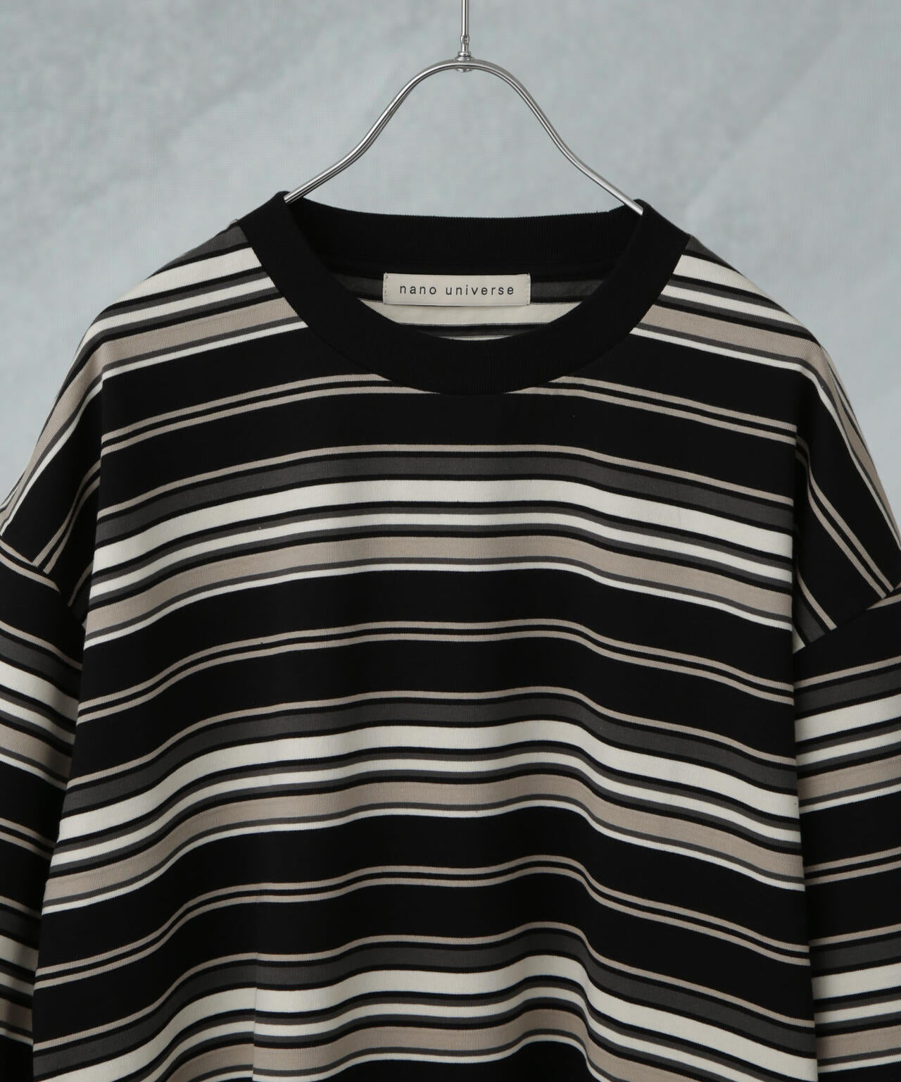 マルチボーダーリラックスＴシャツ 半袖