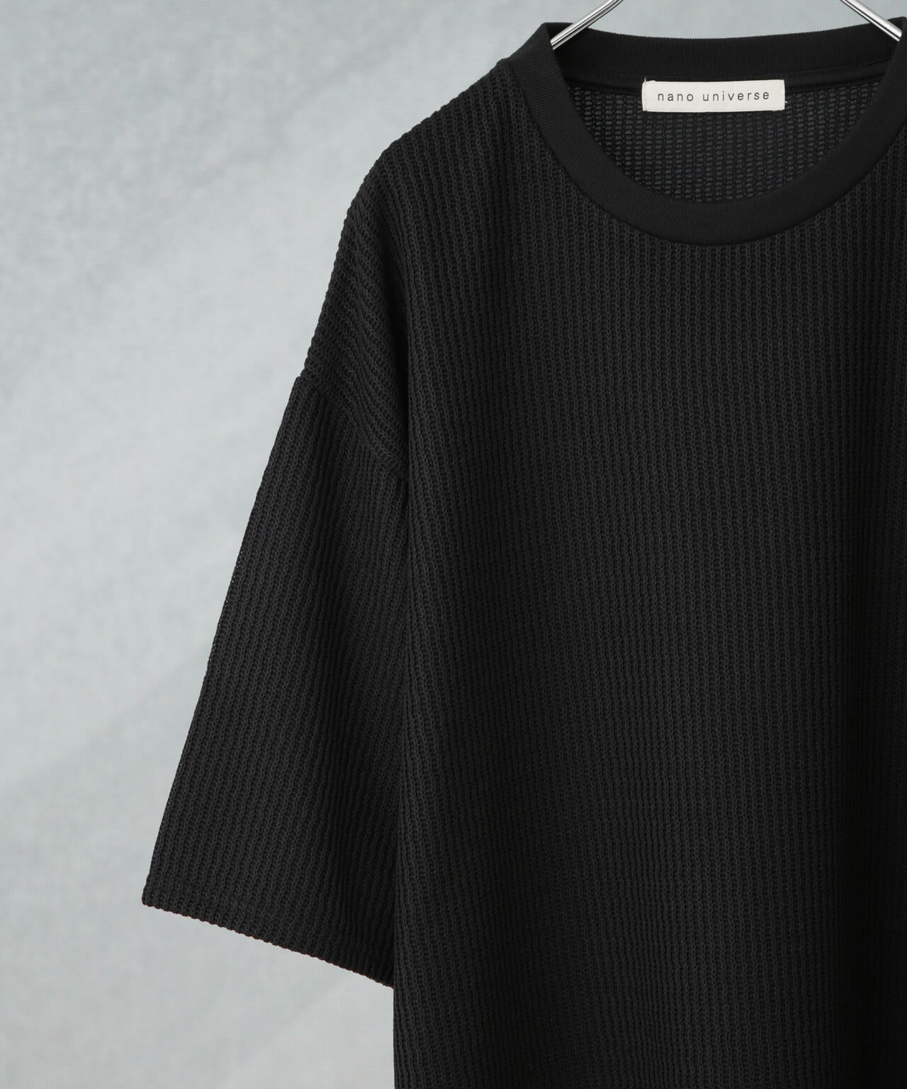 ジャガードニットソーTシャツ 半袖(セットアップ可)