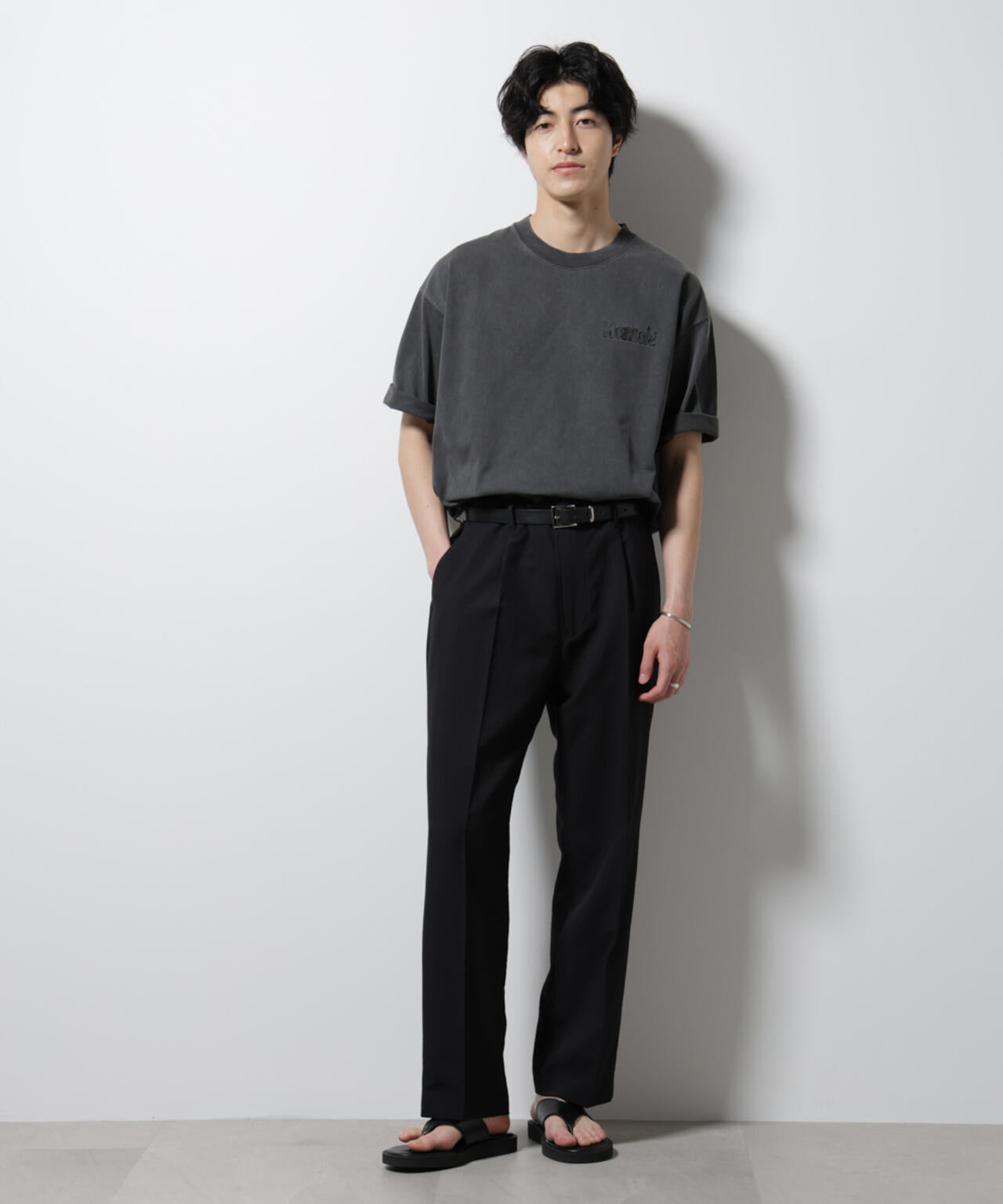 「MOFFISIE」オリジナル刺繍プリント Tシャツ 半袖