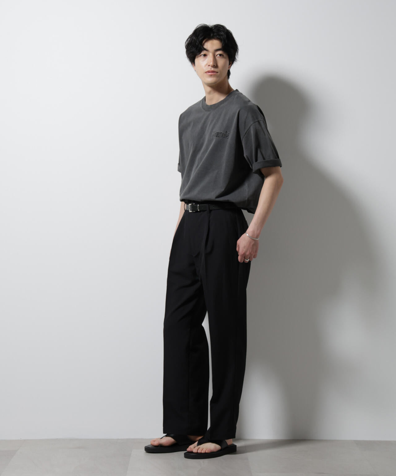 「MOFFISIE」オリジナル刺繍プリント Tシャツ 半袖