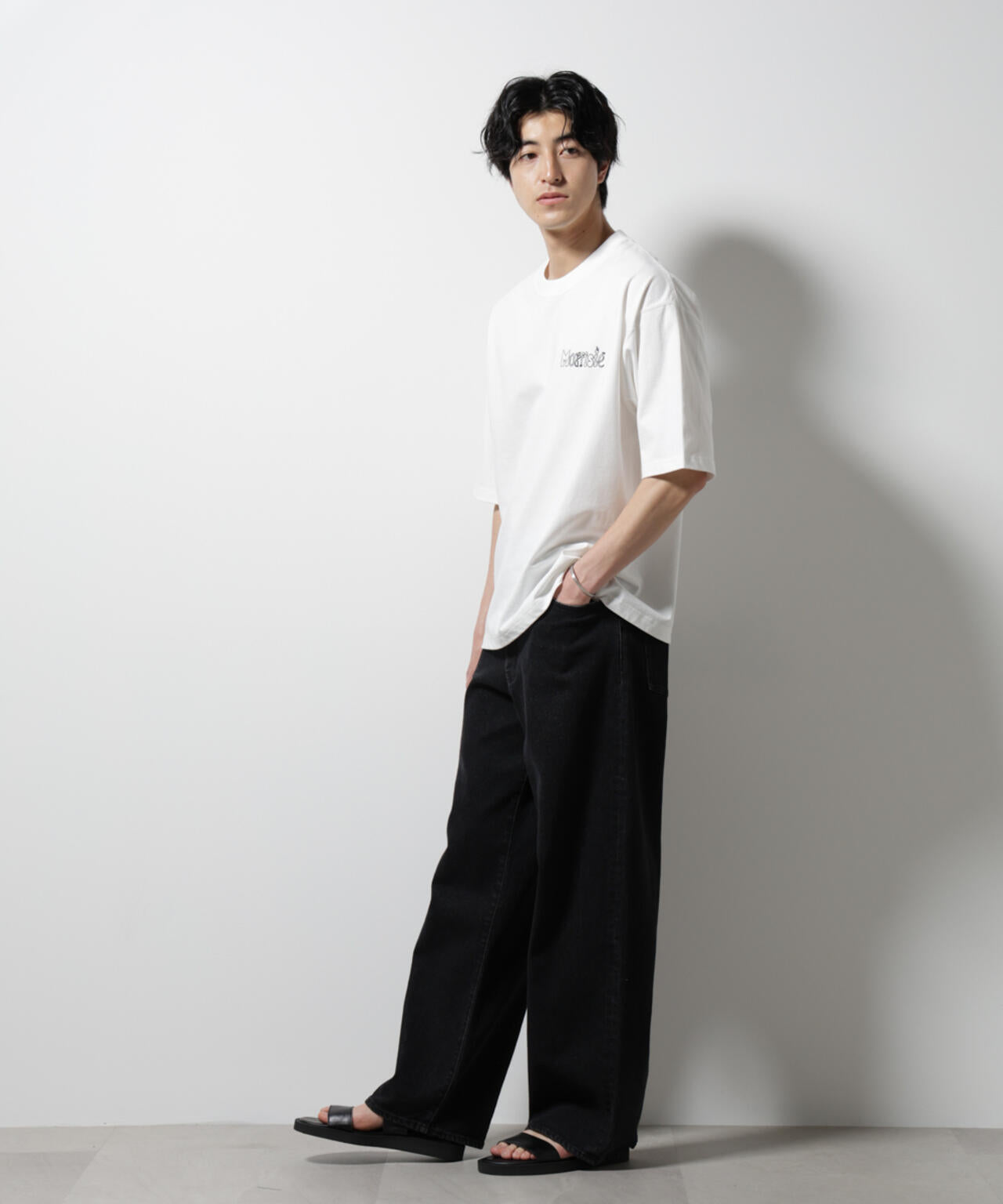 「MOFFISIE」オリジナル刺繍プリント Tシャツ 半袖