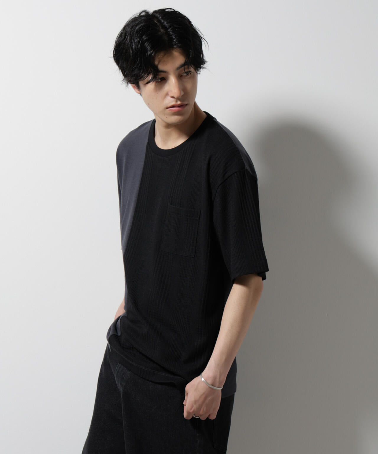 リンクスカノコ コンビTシャツ 半袖