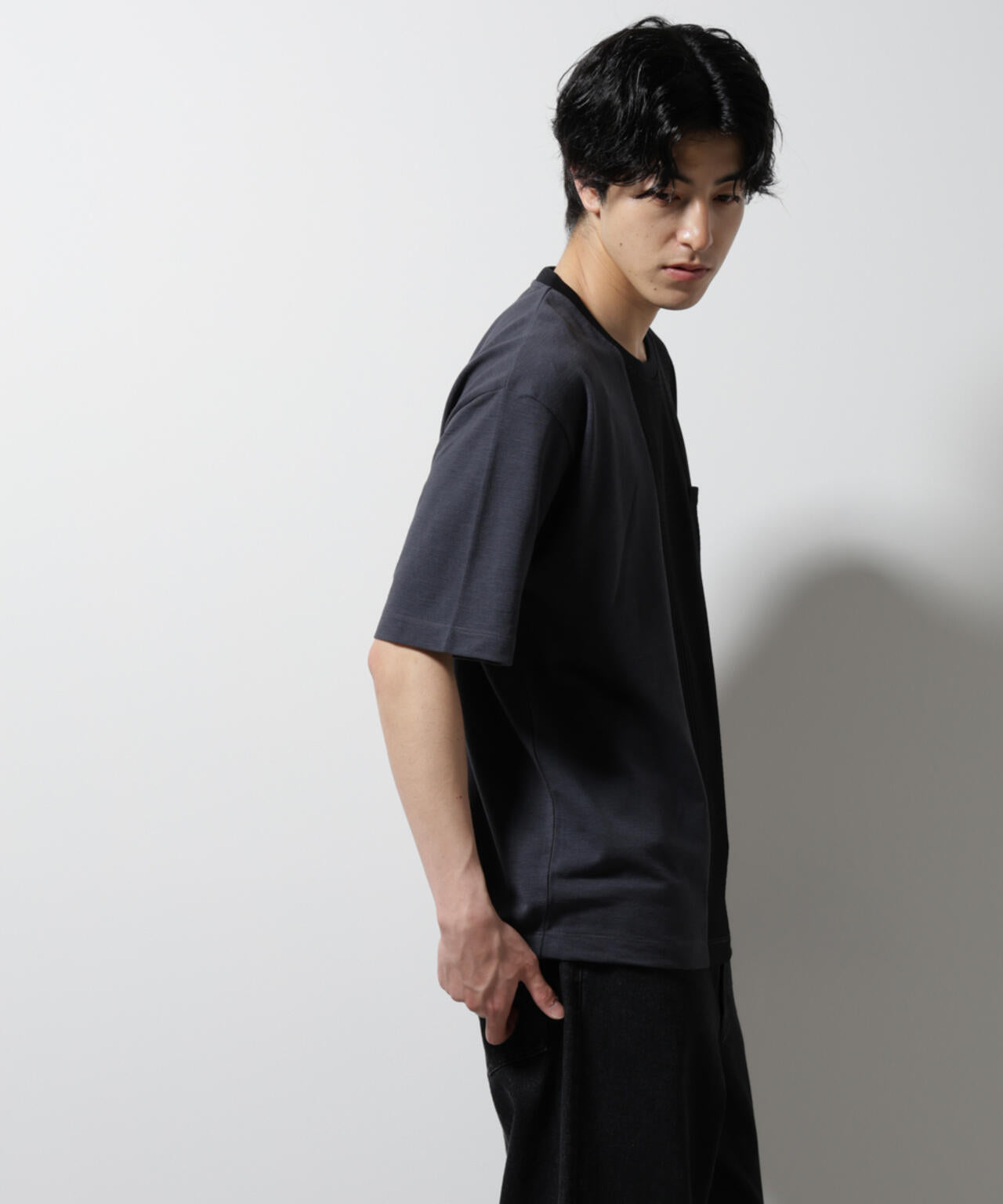 リンクスカノコ コンビTシャツ 半袖