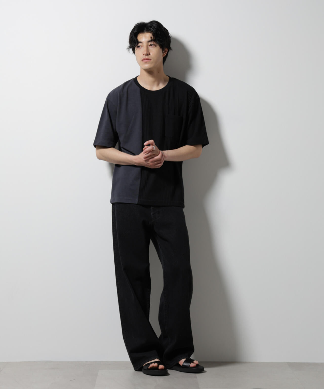 リンクスカノコ コンビTシャツ 半袖