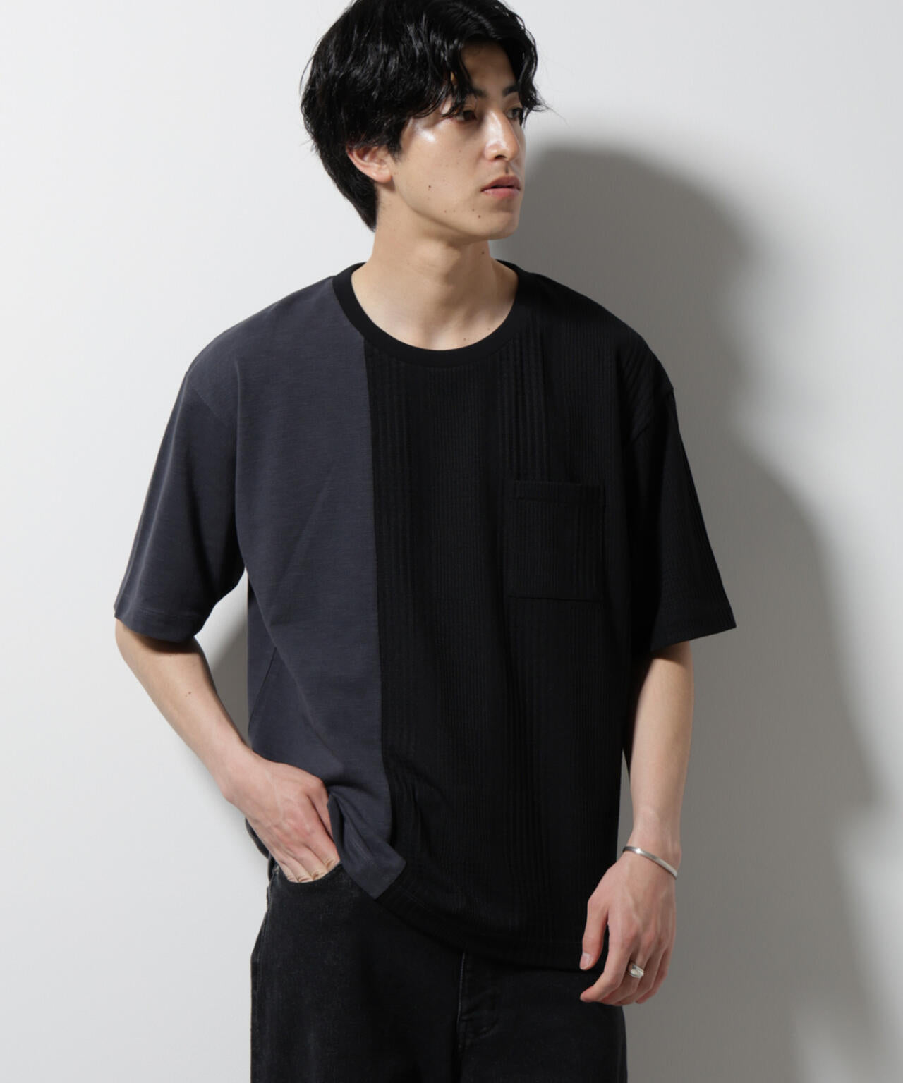 リンクスカノコ コンビTシャツ 半袖