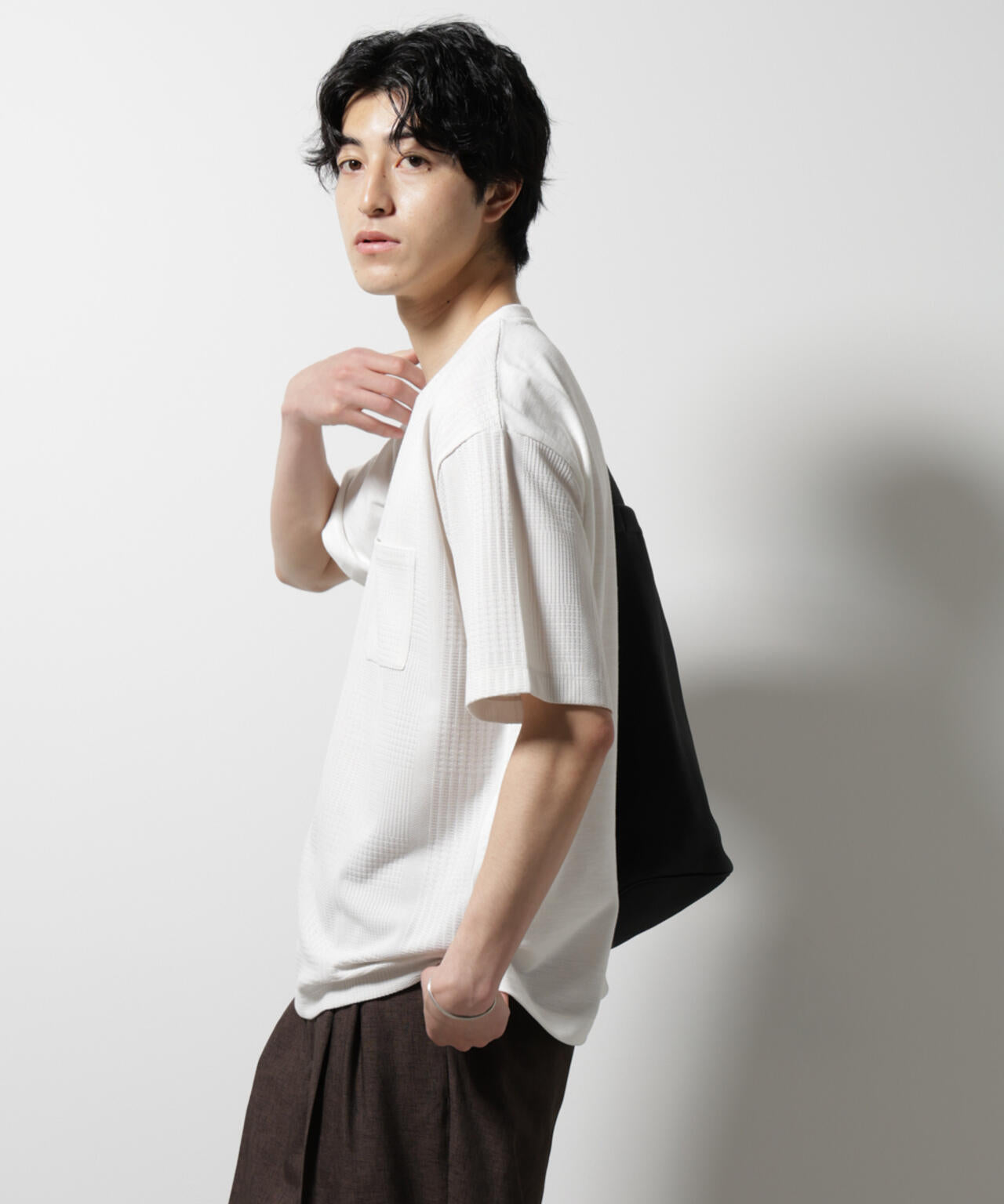 リンクスカノコ コンビTシャツ 半袖