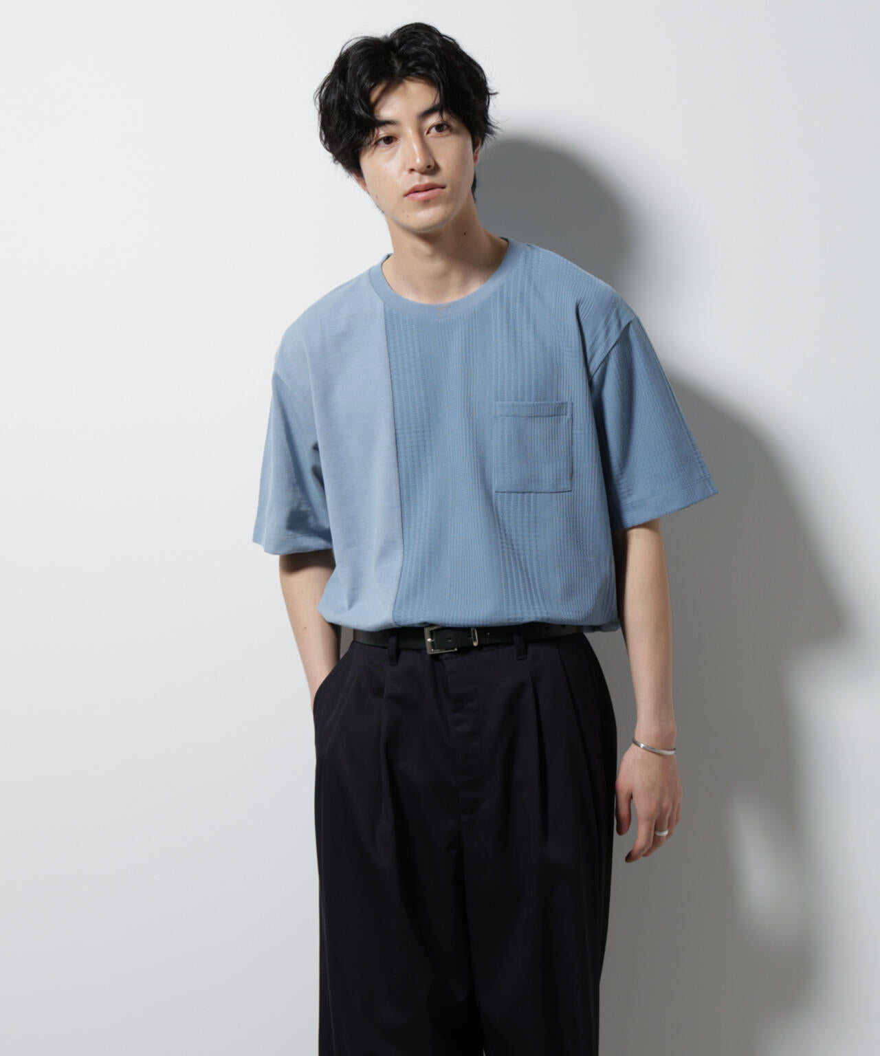 リンクスカノコ コンビTシャツ 半袖