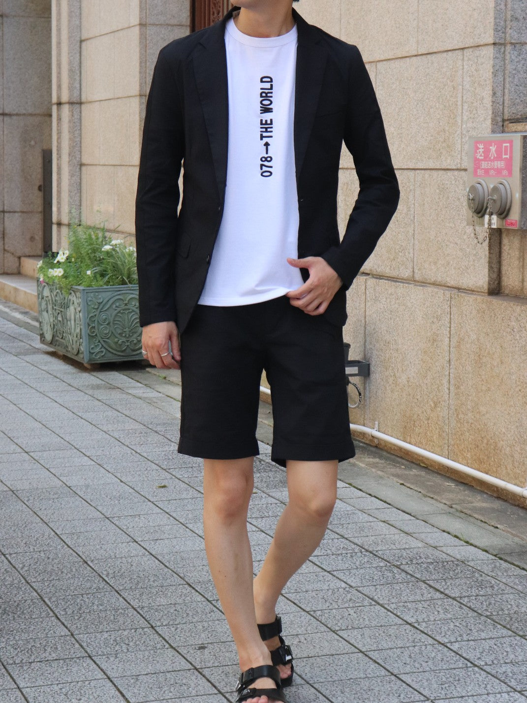 ラインガーゼショートパンツ