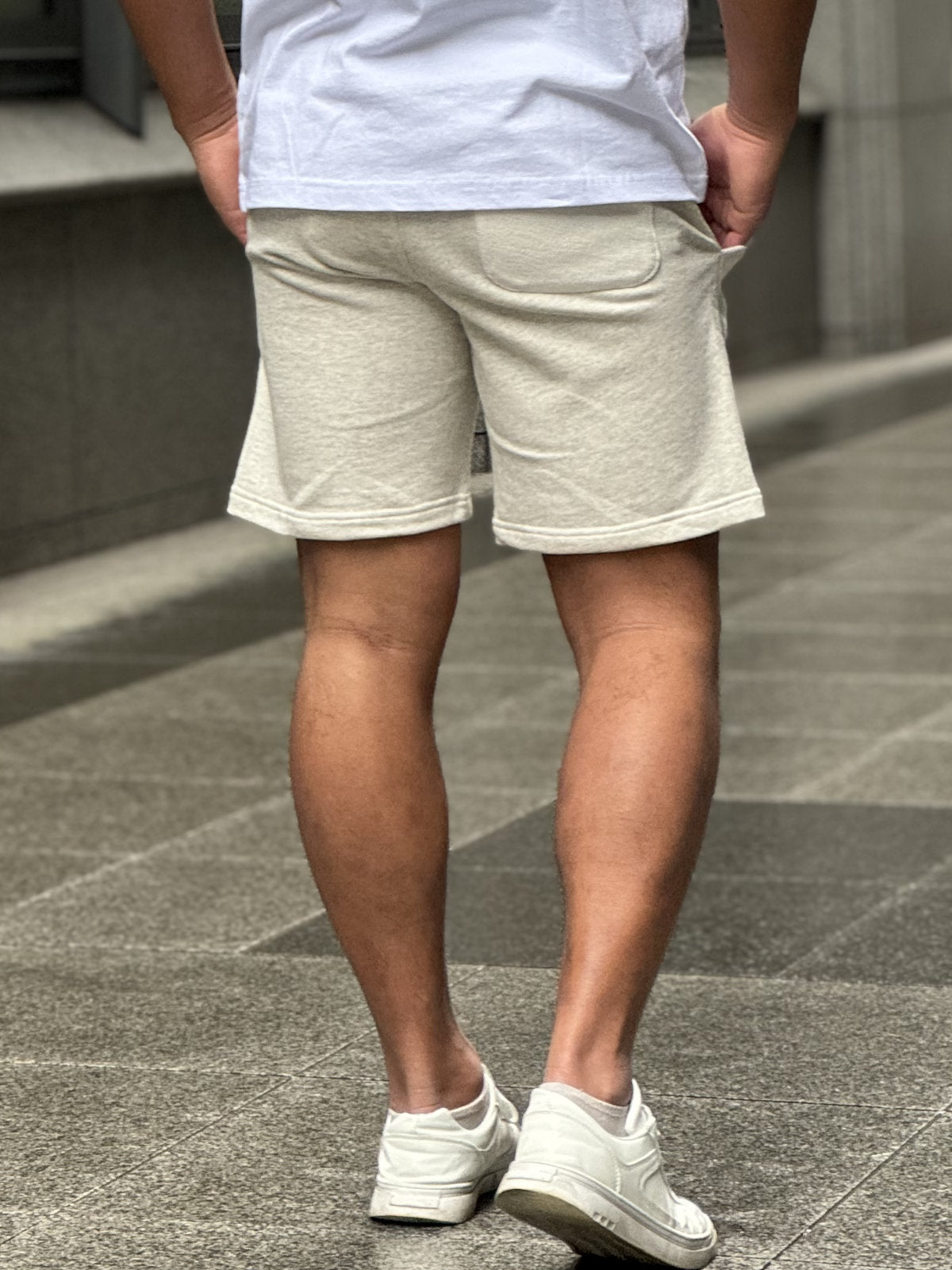 デザインスウェットショートパンツ